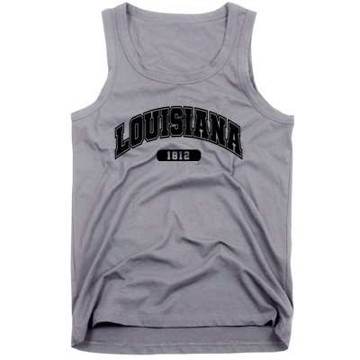 Louisiana Collegiate Style 1812 Tank Top