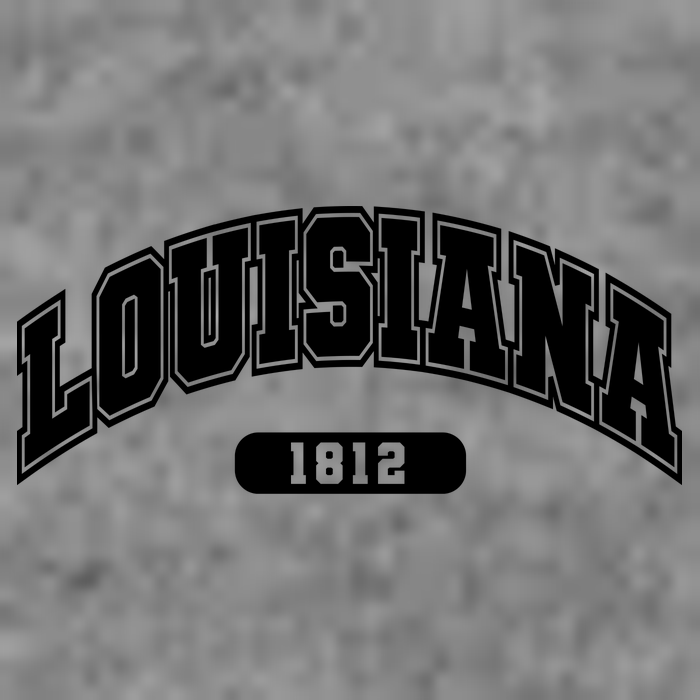 Louisiana Collegiate Style 1812 Wool Snapback Cap