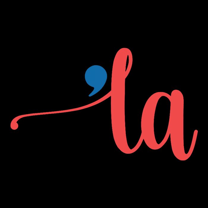 La Cursive Script With Comma Kamala Nickname Commala Daily Commute Backpack