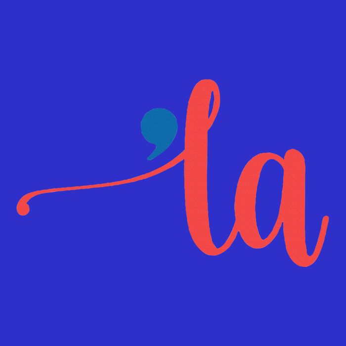 La Cursive Script With Comma Kamala Nickname Commala Baby Bodysuit