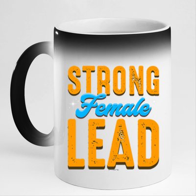 Leadership Coworker Swagazon Associate Strong Female Lead Great Gift 11oz Black Color Changing Mug