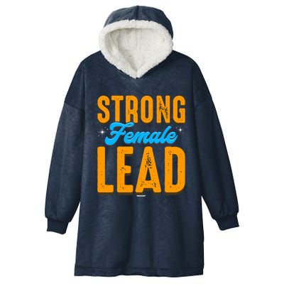 Leadership Coworker Swagazon Associate Strong Female Lead Great Gift Hooded Wearable Blanket