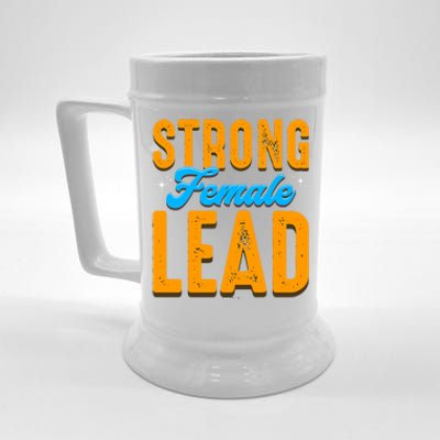 Leadership Coworker Swagazon Associate Strong Female Lead Great Gift Beer Stein