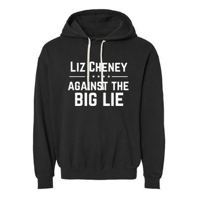 Liz Cheney Supporter Garment-Dyed Fleece Hoodie