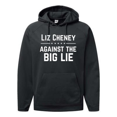 Liz Cheney Supporter Performance Fleece Hoodie