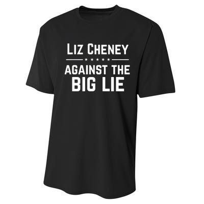 Liz Cheney Supporter Performance Sprint T-Shirt