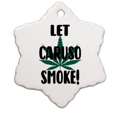 Let Caruso Smoke Ceramic Star Ornament