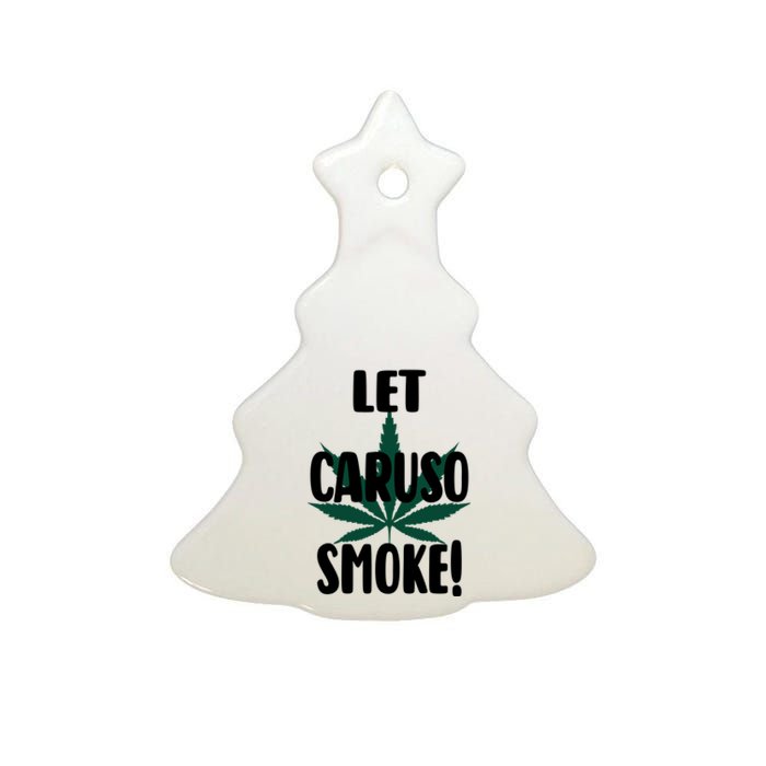 Let Caruso Smoke Ceramic Tree Ornament