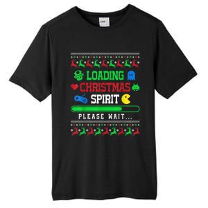 Loading Christmas Spirit Funny Ugly Sweater Christmas Squad Gift Tall Fusion ChromaSoft Performance T-Shirt