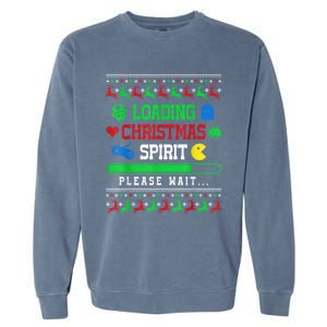 Loading Christmas Spirit Funny Ugly Sweater Christmas Squad Gift Garment-Dyed Sweatshirt