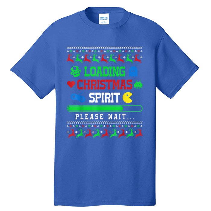 Loading Christmas Spirit Funny Ugly Sweater Christmas Squad Gift Tall T-Shirt