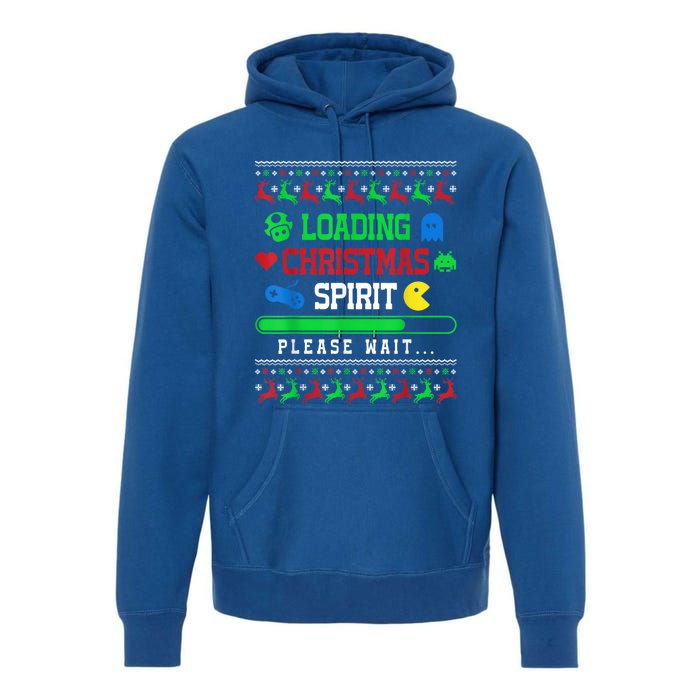 Loading Christmas Spirit Funny Ugly Sweater Christmas Squad Gift Premium Hoodie