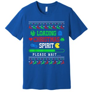 Loading Christmas Spirit Funny Ugly Sweater Christmas Squad Gift Premium T-Shirt