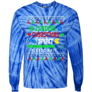 Loading Christmas Spirit Funny Ugly Sweater Christmas Squad Gift Tie-Dye Long Sleeve Shirt