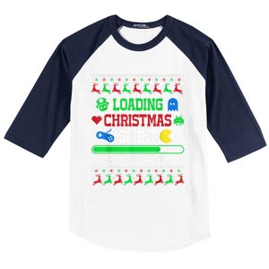 Loading Christmas Spirit Funny Ugly Sweater Christmas Squad Gift Baseball Sleeve Shirt