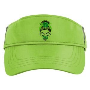 Lucky Cma St Patricks Day Irish Shamrock Nurse Gift Adult Drive Performance Visor