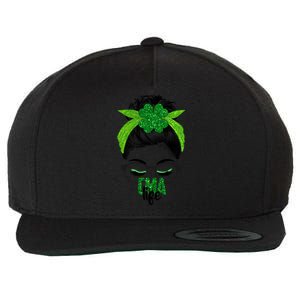 Lucky Cma St Patricks Day Irish Shamrock Nurse Gift Wool Snapback Cap