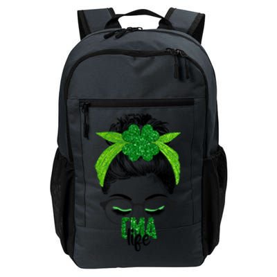 Lucky Cma St Patricks Day Irish Shamrock Nurse Gift Daily Commute Backpack