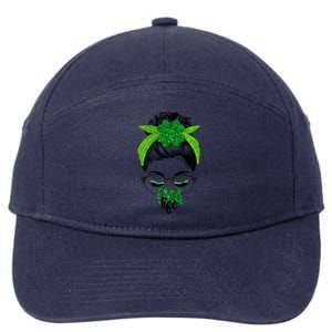 Lucky Cma St Patricks Day Irish Shamrock Nurse Gift 7-Panel Snapback Hat