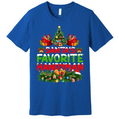 Lighting Christmas SantaS Favorite Handy Xmas Gift Premium T-Shirt