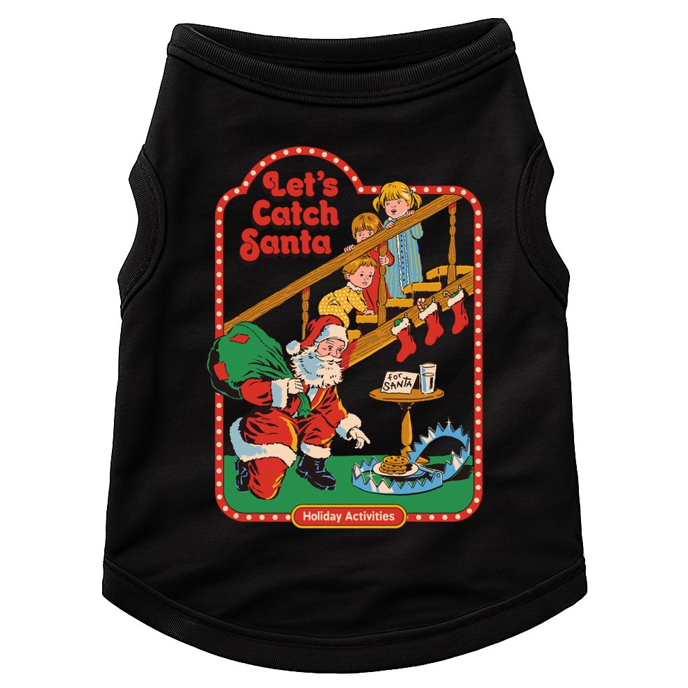 Let's Catch Santa Holiday Archives Doggie Tank