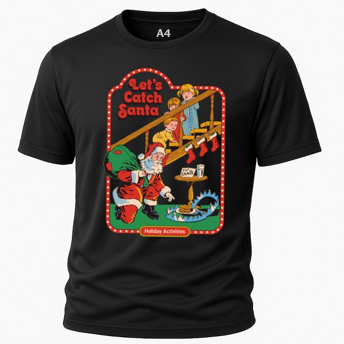 Let's Catch Santa Holiday Archives Cooling Performance Crew T-Shirt