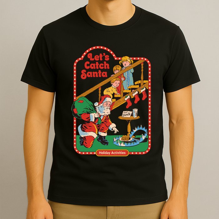 Let's Catch Santa Holiday Archives T-Shirt