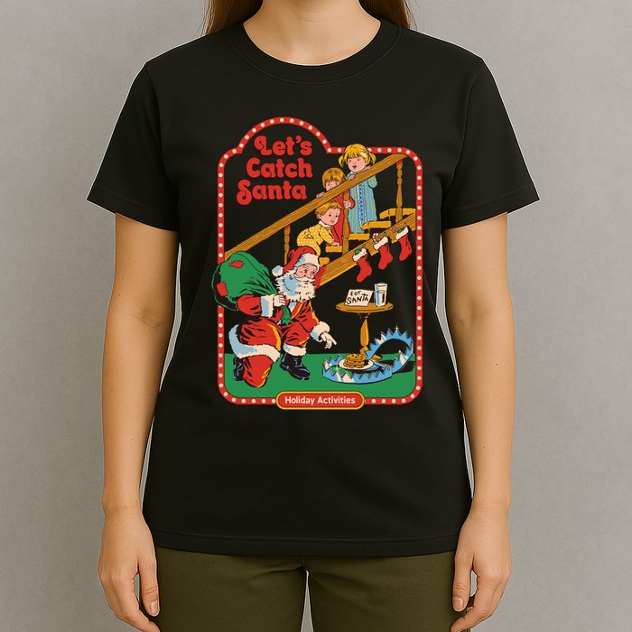 Let's Catch Santa Holiday Archives T-Shirt