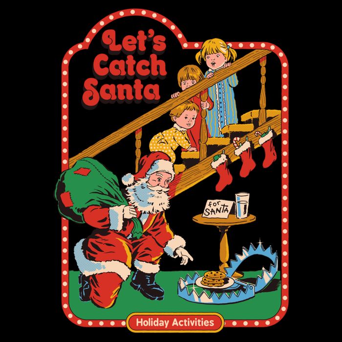 Let's Catch Santa Holiday Archives T-Shirt