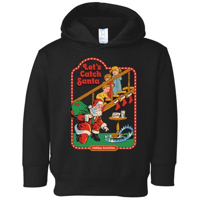 Let's Catch Santa Holiday Archives Toddler Hoodie