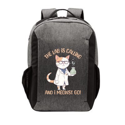 Lab Calling Science Funny Lab Cat Laboratory Chemistry Vector Backpack
