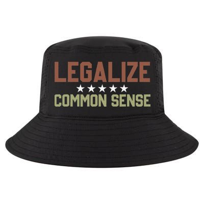 Legalize Common Sense Retro Cool Comfort Performance Bucket Hat