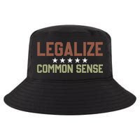 Legalize Common Sense Retro Cool Comfort Performance Bucket Hat