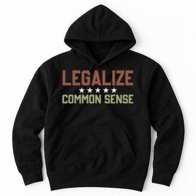 Legalize Common Sense Retro Hoodie