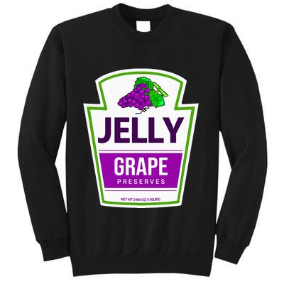 Lazy Costume S Grape Jelly Jar For Halloween Sweatshirt