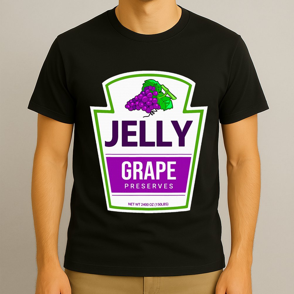Lazy Costume S Grape Jelly Jar For Halloween T-Shirt