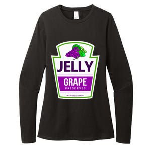 Lazy Costume S Grape Jelly Jar For Halloween Womens CVC Long Sleeve Shirt