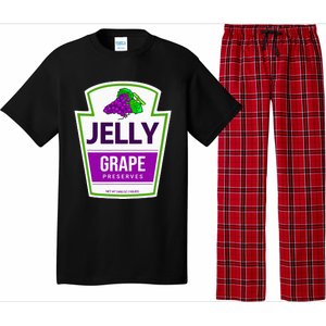 Lazy Costume S Grape Jelly Jar For Halloween Pajama Set