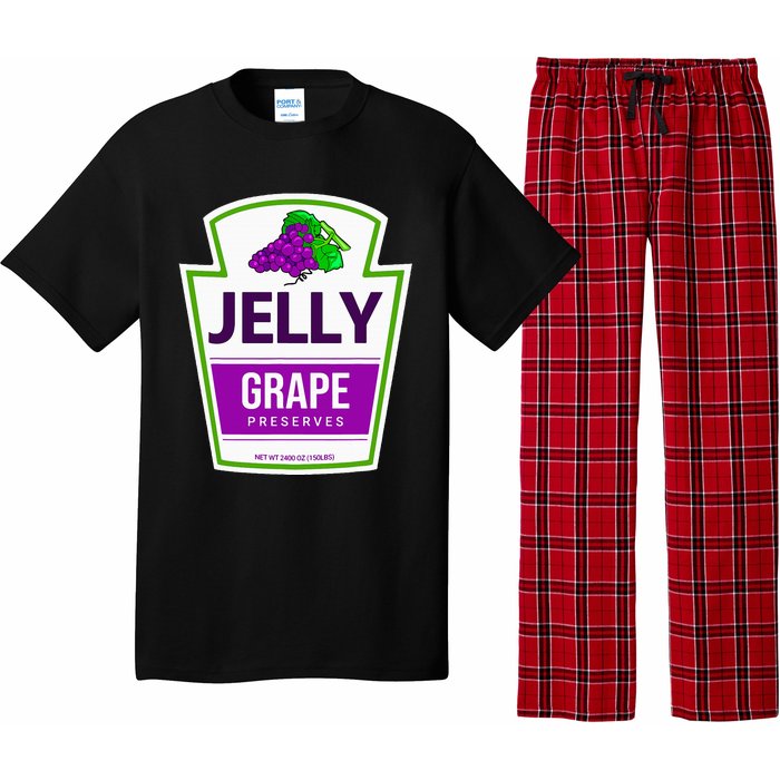 Lazy Costume S Grape Jelly Jar For Halloween Pajama Set