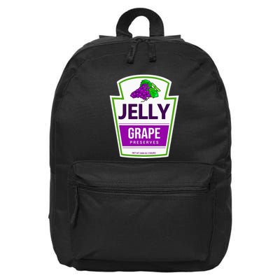 Lazy Costume S Grape Jelly Jar For Halloween 16 in Basic Backpack