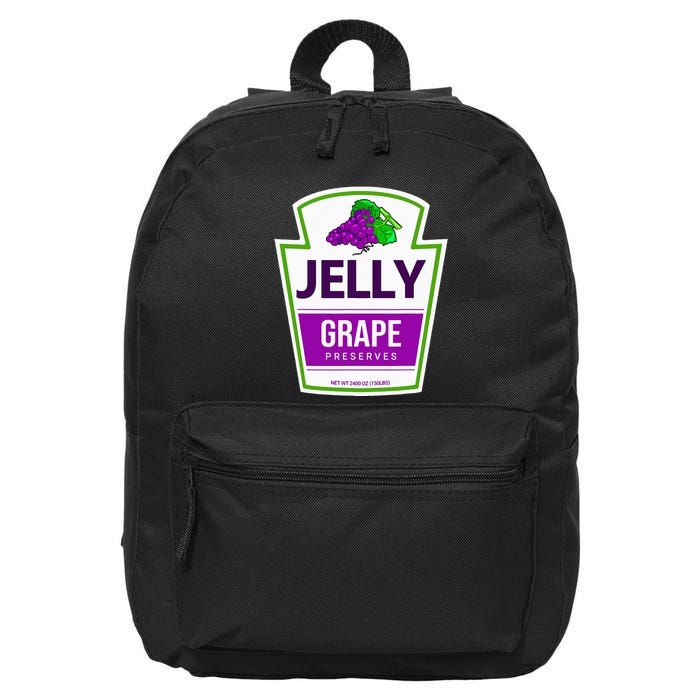 Lazy Costume S Grape Jelly Jar For Halloween 16 in Basic Backpack