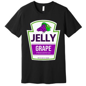 Lazy Costume S Grape Jelly Jar For Halloween Premium T-Shirt