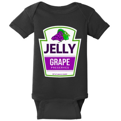 Lazy Costume S Grape Jelly Jar For Halloween Baby Bodysuit
