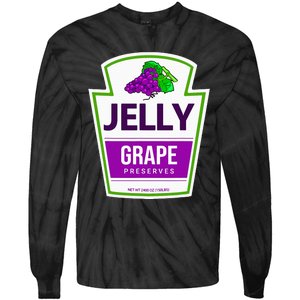 Lazy Costume S Grape Jelly Jar For Halloween Tie-Dye Long Sleeve Shirt