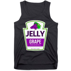 Lazy Costume S Grape Jelly Jar For Halloween Tank Top