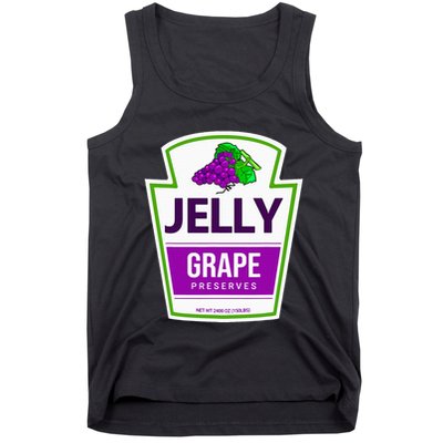Lazy Costume S Grape Jelly Jar For Halloween Tank Top