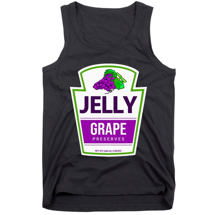 Lazy Costume S Grape Jelly Jar For Halloween Tank Top