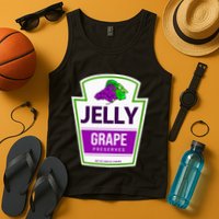 Lazy Costume S Grape Jelly Jar For Halloween Tank Top