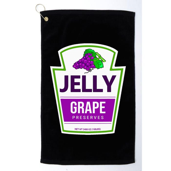 Lazy Costume S Grape Jelly Jar For Halloween Golf Towel