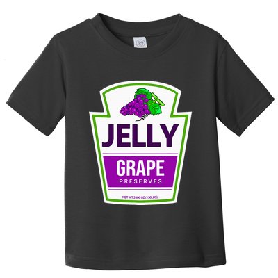 Lazy Costume S Grape Jelly Jar For Halloween Toddler T-Shirt